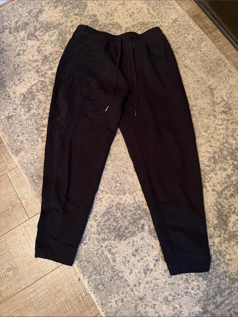 Eddie Bauer Black Relaxed Sweatpants with Drawstring